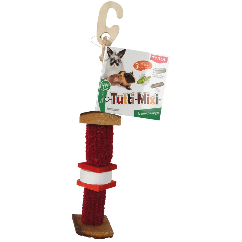 Produktbild för Gnagartutti Frutti hängande Tyrol 5x5x15 cm