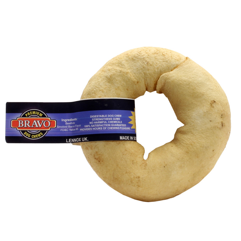 Produktbild för Bravo Tuggring liten Baconsmak 9 cm