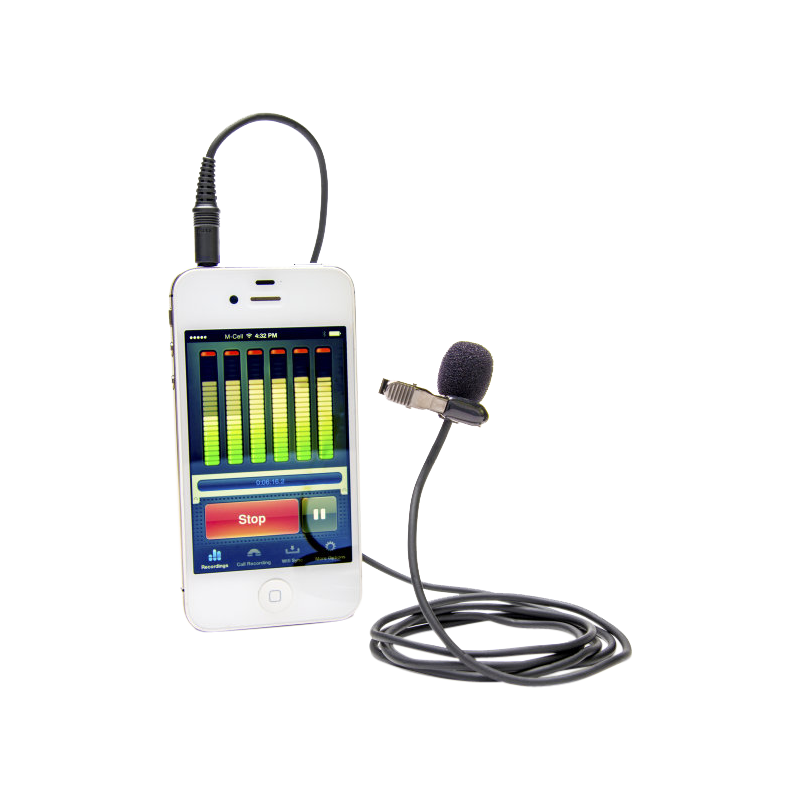 Produktbild för Azden Wired Lapel Microphone Ex-503+I Mobile