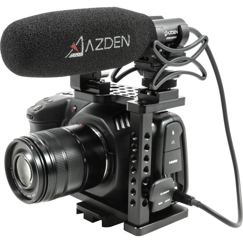 Produktbild för Azden SGM-250MX / Professional Compact Cine Mic with Mini XLR (Blackmagic)