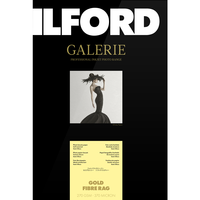 Produktbild för Ilford Galerie Gold Fibre Rag 270G A4 50 Sheet
