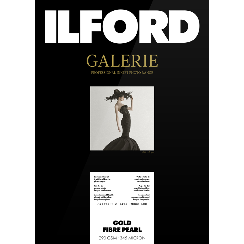 Produktbild för Ilford Galerie Gold Fibre Pearl 290G A3+ 25 Sheet