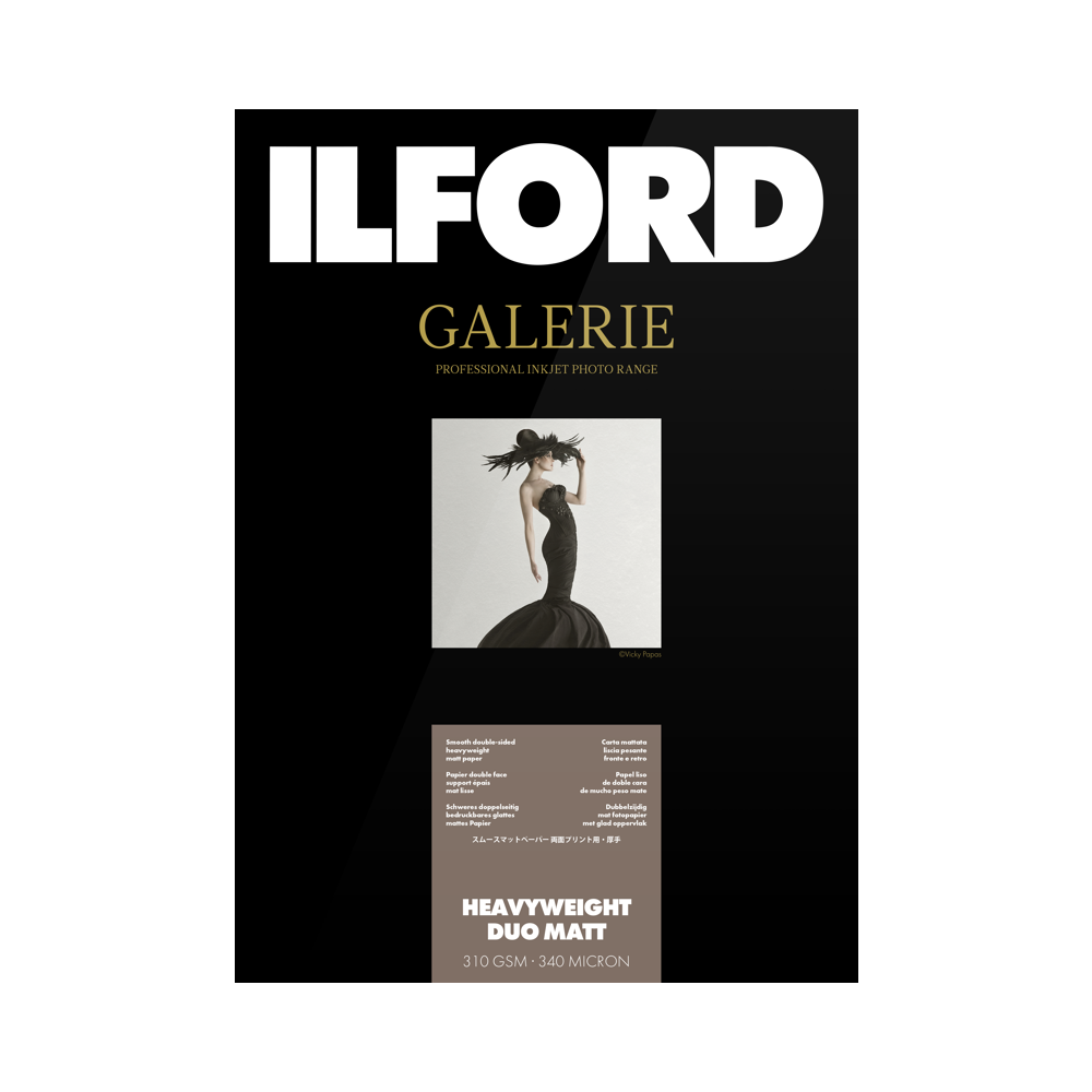 Produktbild för Ilford Galerie Heavyweight Duo Matt 310g A3 25 Sheets