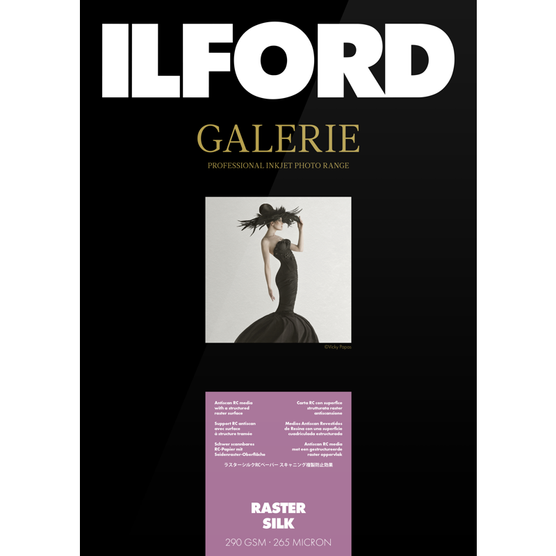 Produktbild för Ilford Galerie Raster Silk 290g A3+ 50 Sheets