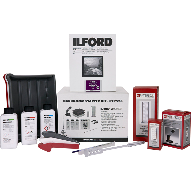 Produktbild för Ilford + Paterson Darkroom Starter Kit