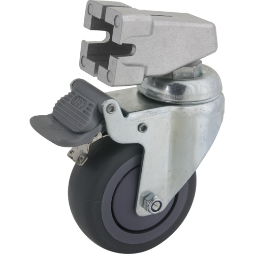 KUPO Kupo KC-080S 75mm Caster with Brake 22mm Square Adapter Set of Three