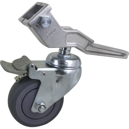 KUPO Kupo KC-100G 100mm Caster with Brake 30mm Square Adapter Set of Three