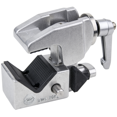 KUPO Kupo KCP-710 Convi Clamp with Adjustable Handle - Silver