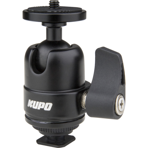 KUPO Kupo KS-CB07 Midi Ball Head with Hot Shoe Mount