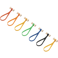 Produktbild för Kupo Elastic Cable tie 5" -10pcs Mixed color