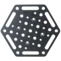 Produktbild för Kupo KS-0406 Hex Cheese Plate For 6" Suction Cup