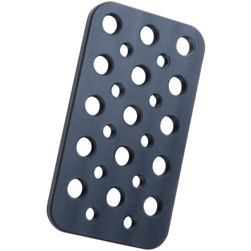 KUPO Kupo KS-3922 Mini Mounting Plate With 3/8"&1/4" Holes 3.97"(10cm)*2.2"(5.6cm)