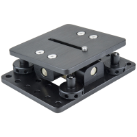 Produktbild för Kupo KSC-150 Mini 4 Way Leveling Cam Mount w/ 3/8" Slot-Blk