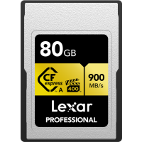 Produktbild för Lexar CFexpress Pro Gold R900/W800 - VPG400 (Type A) 80GB