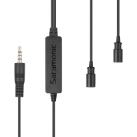 Miniatyr av produktbild för Saramonic LavMic 2m Dual Wired Lavalier Microphone