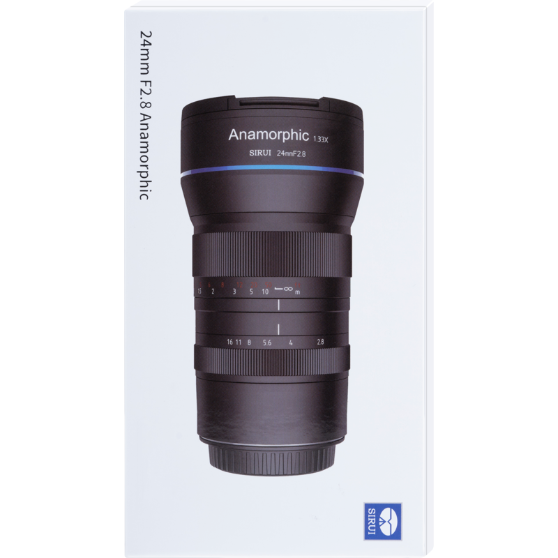 Produktbild för Sirui Anamorphic Lens 1,33x 24mm f/2.8 Fuji X-Mount