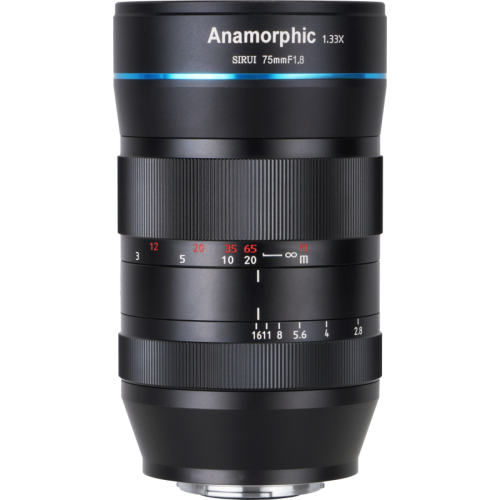 SIRUI Sirui Anamorphic Lens 1,33x 75mm f/1.8 EF-M Mount