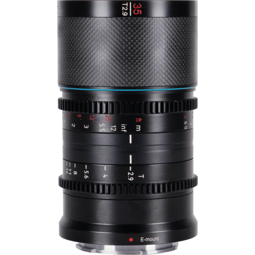 SIRUI Sirui Anamorphic Lens Saturn 35mm T2.9 1.6x Carbon Fiber Full Frame E-Mount (Blue Flare)