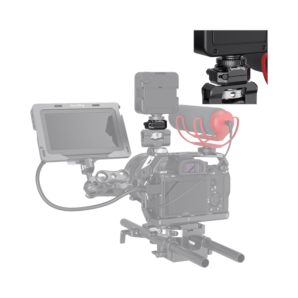 Produktbild för SMALLRIG 2797 Cold Shoe Mount Multi w/Safe Release