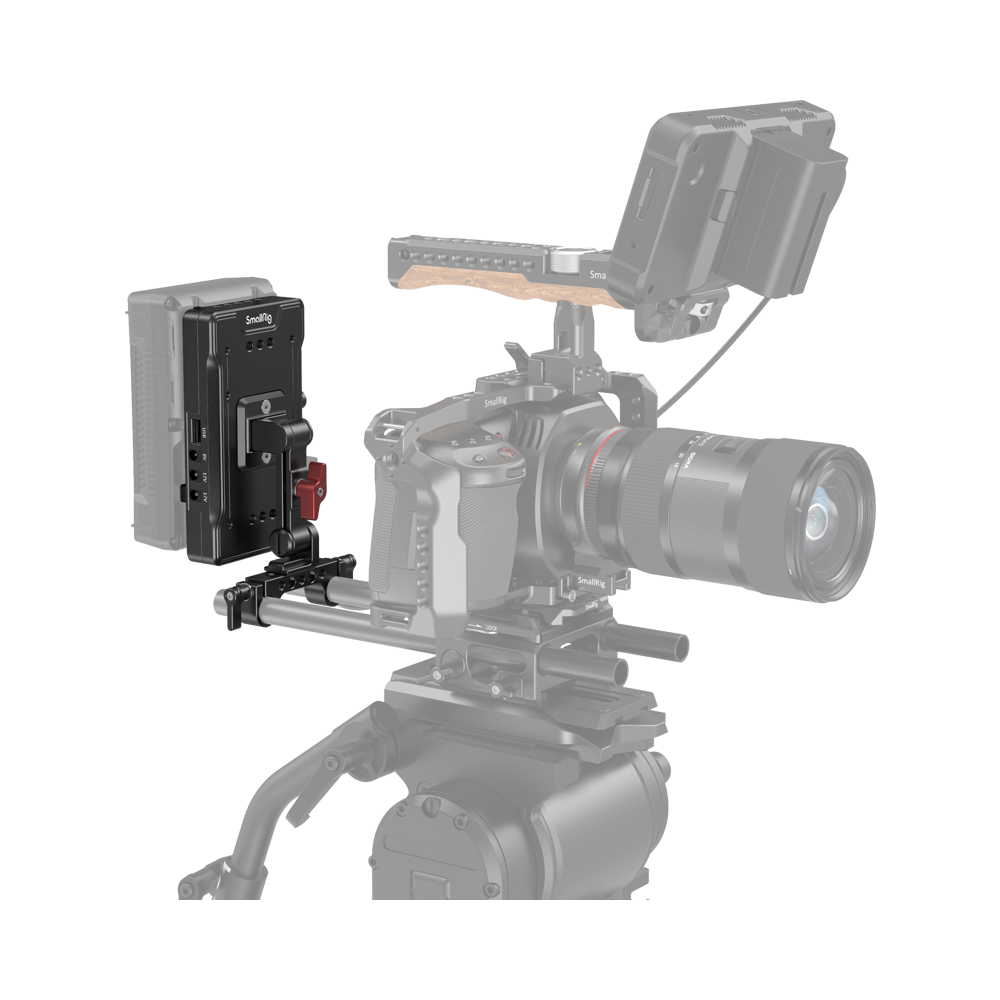 Produktbild för SmallRig 3204 Advanced V-Mount Battery Mount Plate with Adjustable Arm