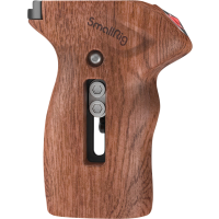 Produktbild för SmallRig 3323 Side Handle Wood with Start/Stop Remote Trigger