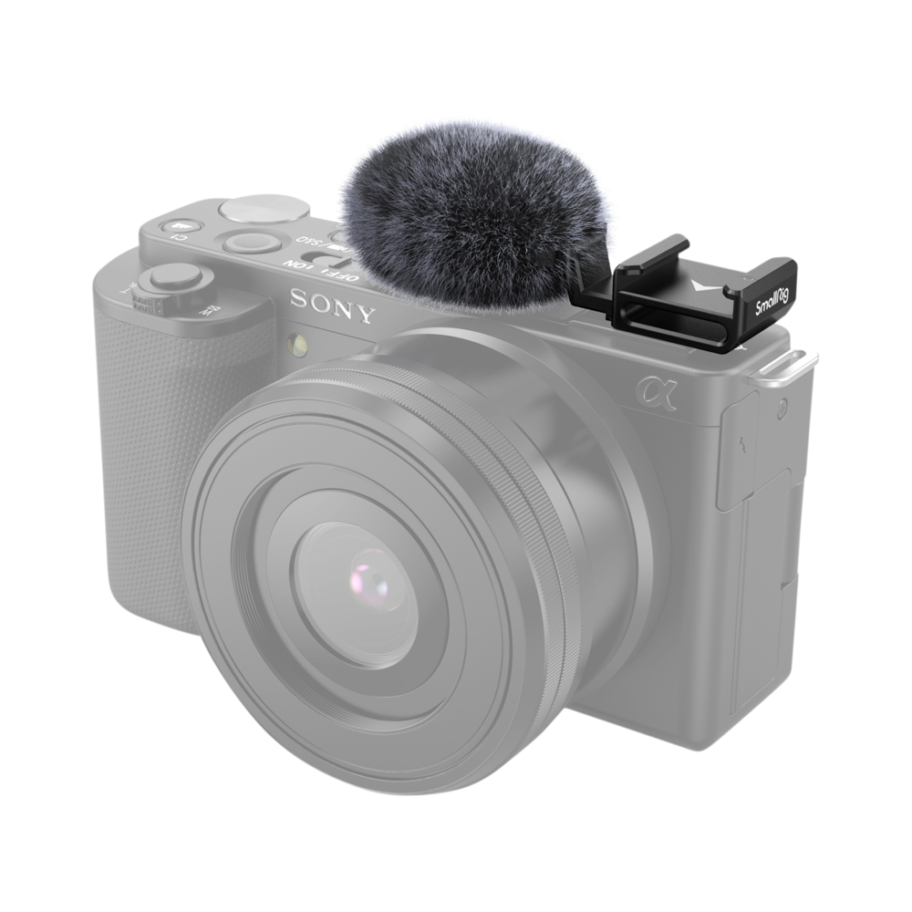 Produktbild för SmallRig 3526 Cold Shoe Adapter with windshield Kit For Sony ZV-E10 & ZV-1