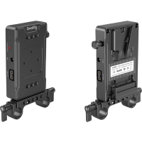 Produktbild för SmallRig 3498 Battery Adapter Plate V-Mount (Basic Version) with Dual Rod Clamp