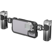 Miniatyr av produktbild för SmallRig 4076 Mobile Video Cage Kit (Dual Handheld) For iPhone 14 Pro