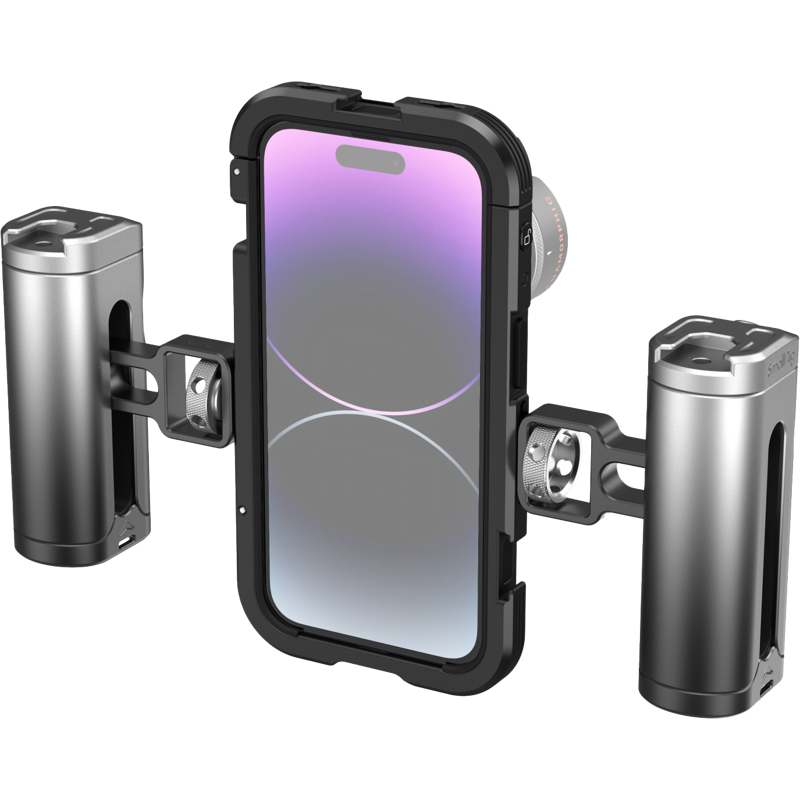 Produktbild för SmallRig 4076 Mobile Video Cage Kit (Dual Handheld) For iPhone 14 Pro