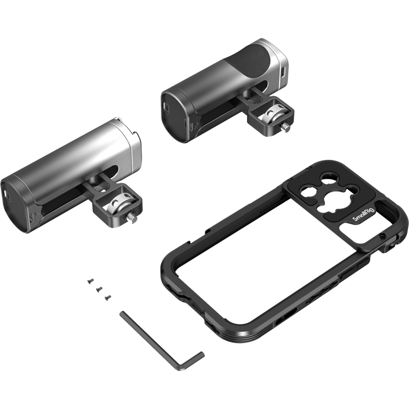 Produktbild för SmallRig 4076 Mobile Video Cage Kit (Dual Handheld) For iPhone 14 Pro