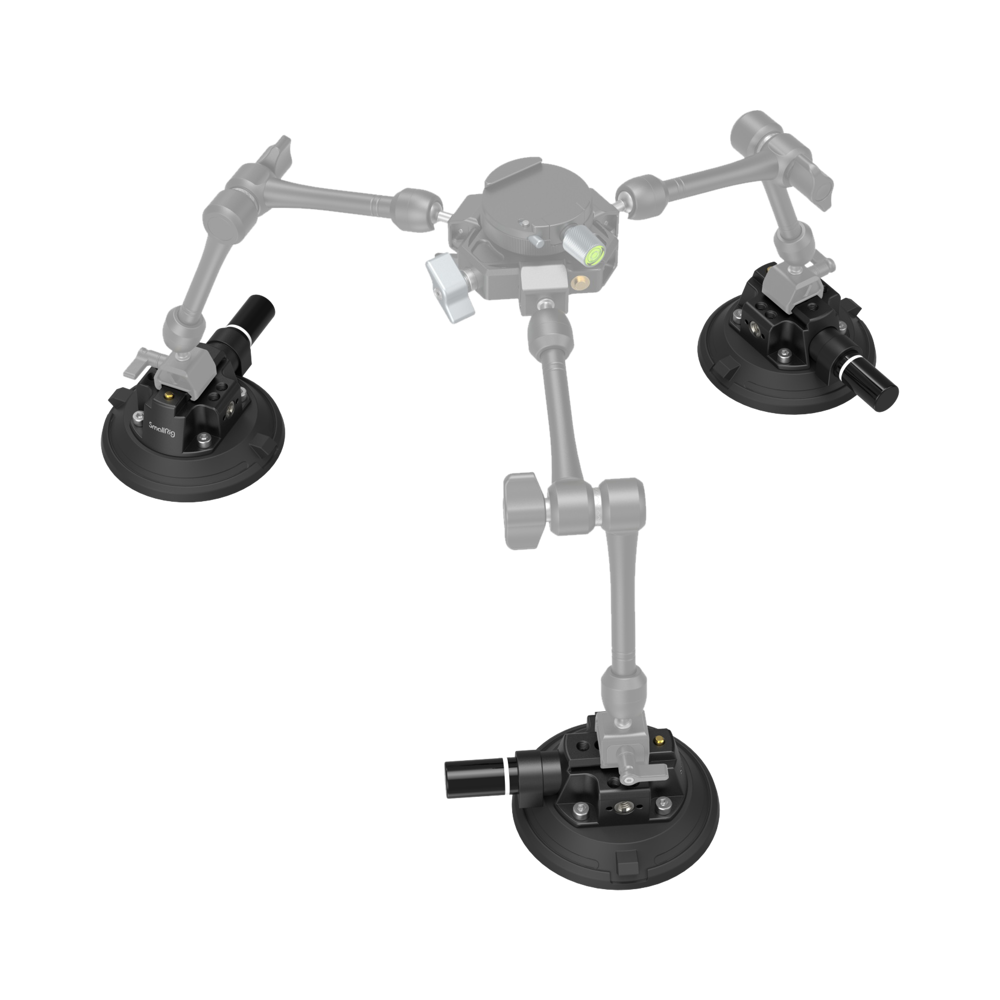 Produktbild för SmallRig 4122 Suction Cup 4" with camera mount