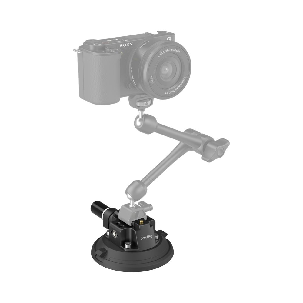 Produktbild för SmallRig 4122 Suction Cup 4" with camera mount