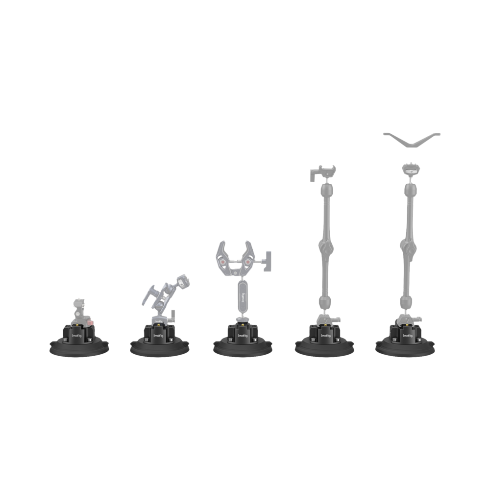 Produktbild för SmallRig 4122 Suction Cup 4" with camera mount