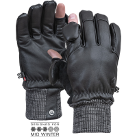 Produktbild för Vallerret Hatchet Leather Photography Glove Black XS