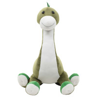 Produktbild för Gosedjur brontosaurus plysch grön