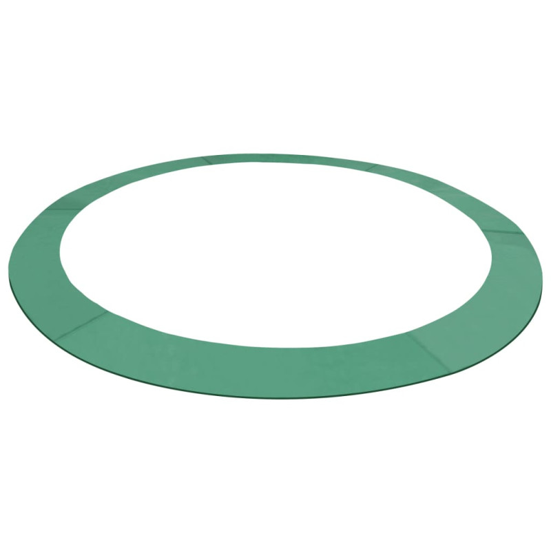 Produktbild för Kantskydd PE grön för 10 fot/3,05 m rund studsmatta