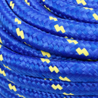 Produktbild för Båtlina blå 20 mm 50 m polypropen