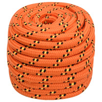 Produktbild för Båtlina orange 20 mm 100 m polypropylen