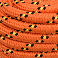 Produktbild för Båtlina orange 20 mm 100 m polypropylen