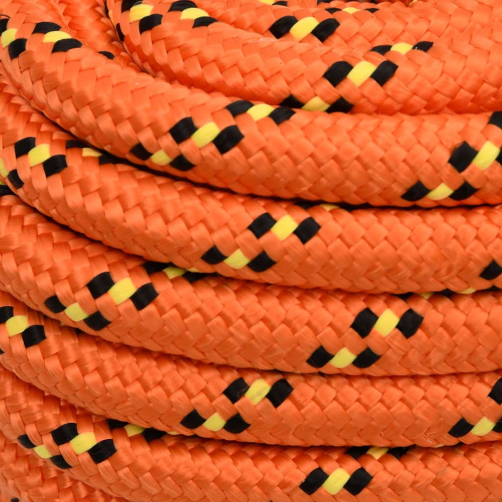 Produktbild för Båtlina orange 20 mm 25 m polypropylen