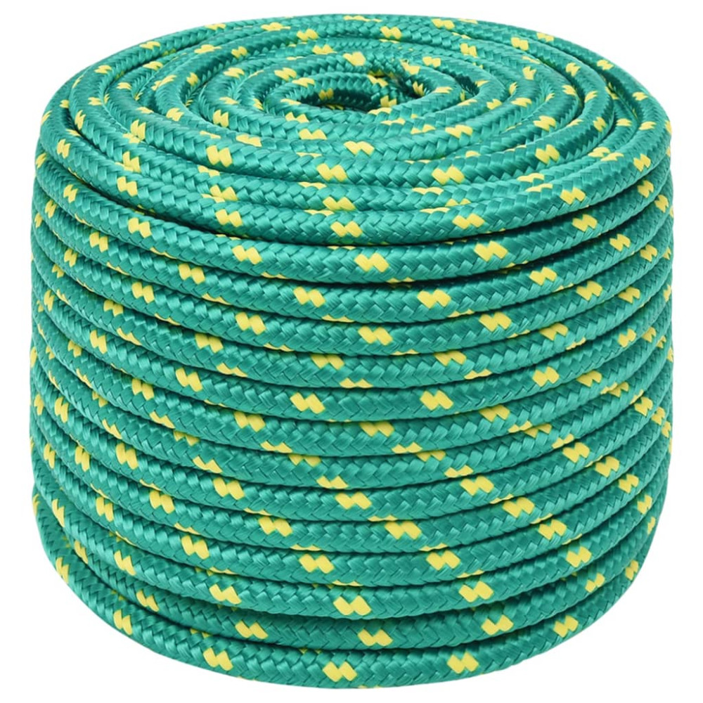 Produktbild för Båtlina grön 14 mm 100 m polypropen