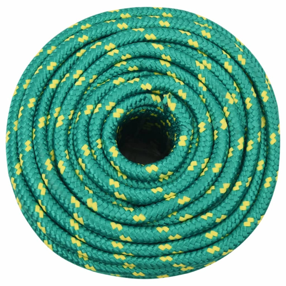 Produktbild för Båtlina grön 12 mm 100 m polypropen