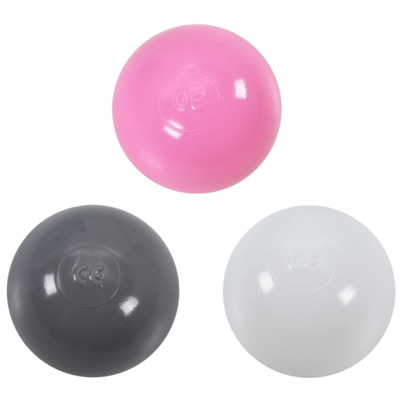 Produktbild för Lektält med 250 bollar rosa 100x100x127 cm
