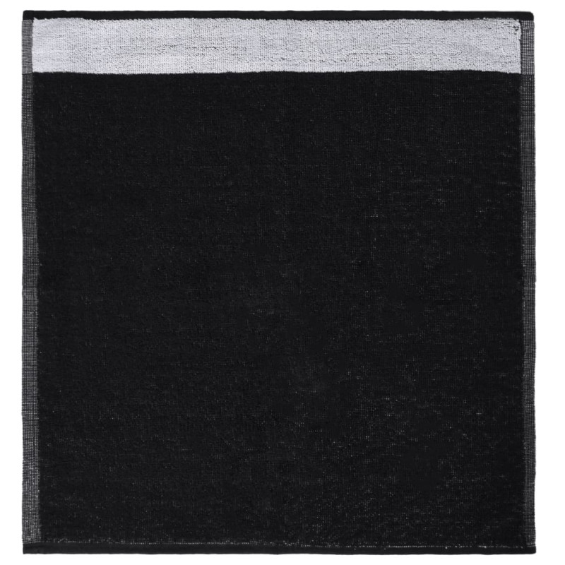 Produktbild för Handduksset 12 st svart bomull