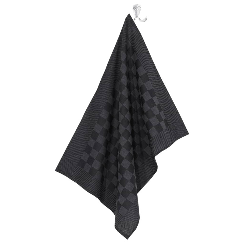 Produktbild för Handduksset 20 st svart och grå bomull