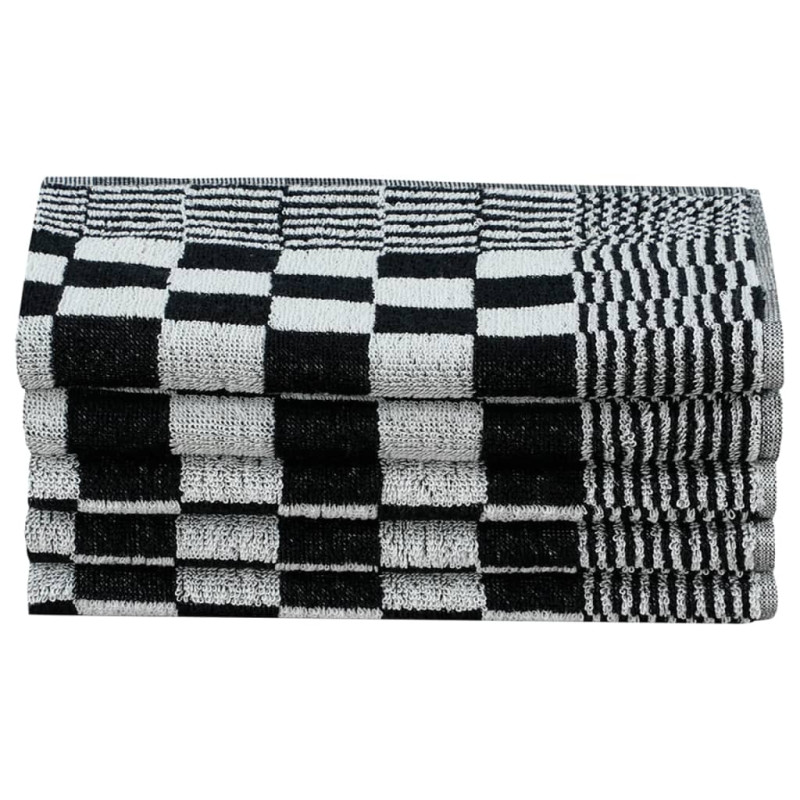 Produktbild för Handduksset 20 st svart och vit bomull
