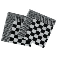 Miniatyr av produktbild för Handduksset 20 st svart och vit bomull