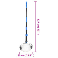 Produktbild för Muttersamlare blå 127 cm stål