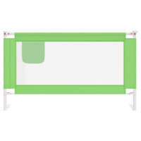 Produktbild för Sängskena för barn grön 140x25 cm tyg