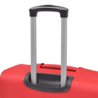 Miniatyr av produktbild för Resväskor 3 st röd soft case